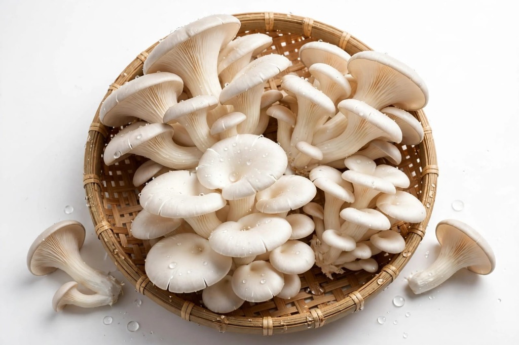 Taja kata hua fresh oyster mushroom basket